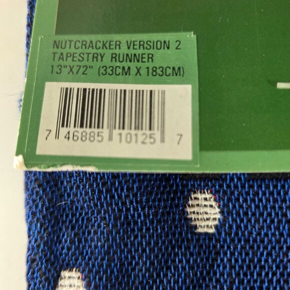 Windham Weavers Nutcracker Tapestry Table Runner 13"x72" Christmas holiday - Picture 7 of 7